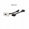 128 type面板螺絲安裝usb2.0 usb3.0 hdtv hdmi 2.0接頭白色插座模塊