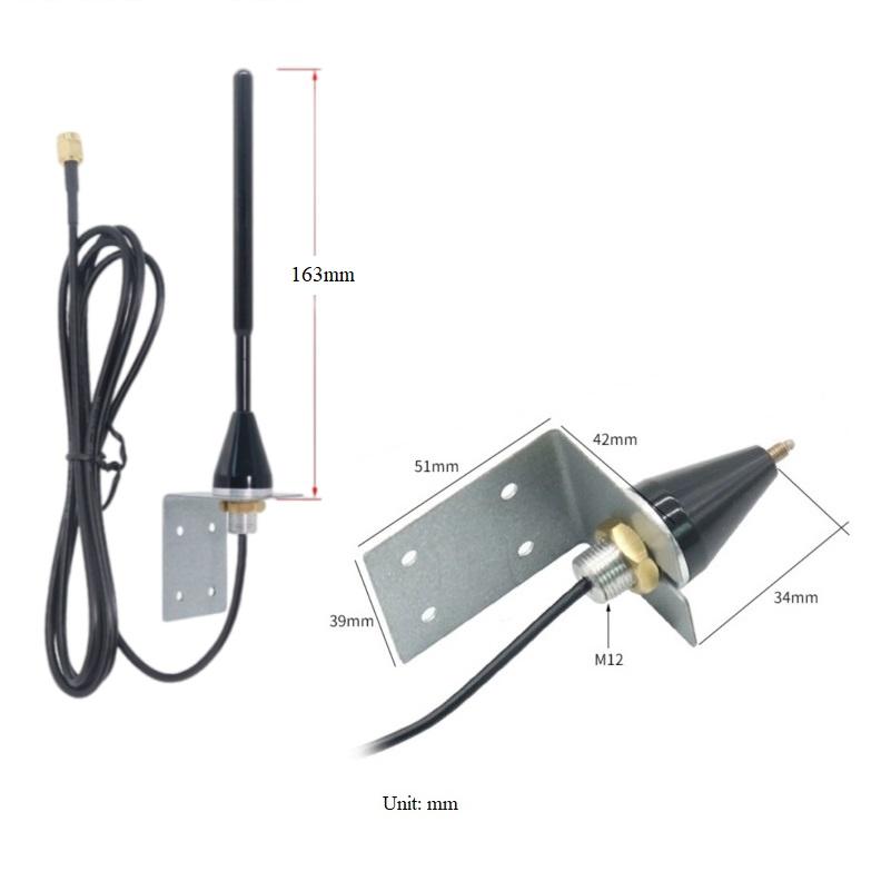 支架牆面安裝防水室外用25dbi高增益SMA公直全向車載2g gsm 3g lte 4g天線 2