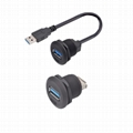 圓形面板螺絲安裝usb3.0