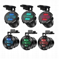 电子按键12-24V适用改装PD QC3.0快充车载充电器