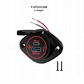 输入12-24V适用巴士房车货车改装PD QC3.0快充车载充电器