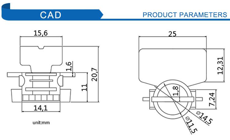 Container  Electric/Gas/Water Meter Seal 2