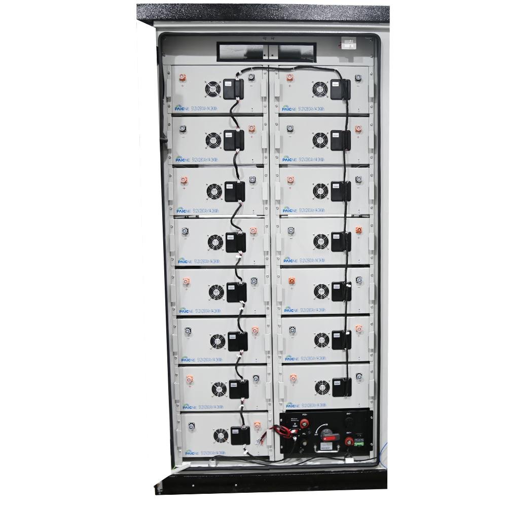 光储充一体工商业削峰填谷215kWh磷酸铁锂储能系统锂电池储能机柜 2