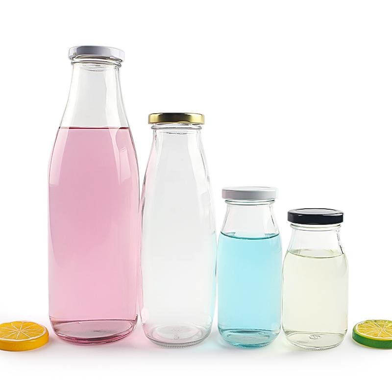 中国工厂批发不同容量的玻璃瓶饮料瓶牛奶瓶 2