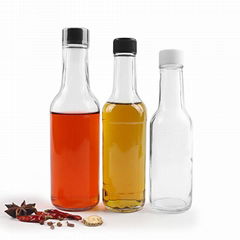 中國生產批發玻璃瓶醬料瓶