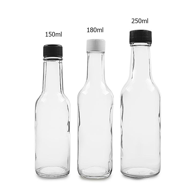中国生产批发玻璃瓶酱料瓶 3