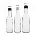 中國生產批發玻璃瓶醬料瓶 3