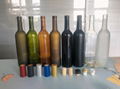 China factory wholesale 500ml 750ml glass wine bottles 1