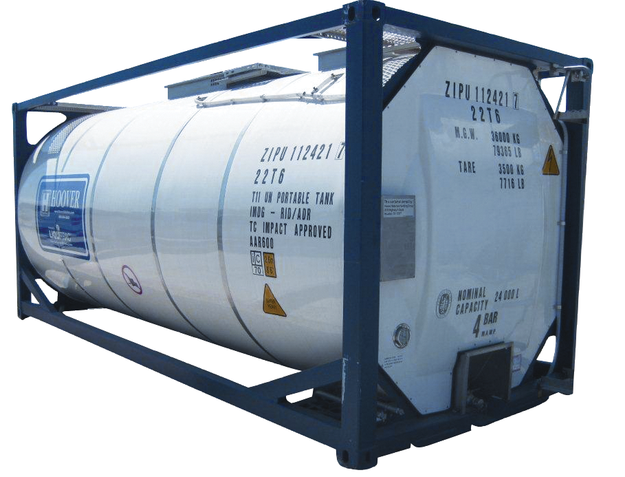 98% Sulfuric Acid Storage Tanker ASME 20ft ISO T14 Tank Container For Sale 2