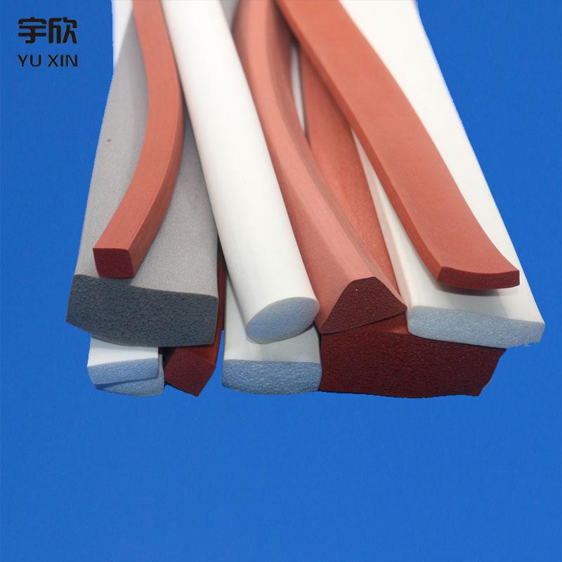 宇欣圓形方形異型減震阻燃發泡硅膠密封條開模定製模壓密封件 5