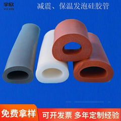 耐高溫發泡硅膠管發泡硅膠片來圖定製模壓發泡硅膠管廠家