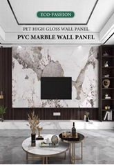 Marble uv coating pvc sheet pvc uv