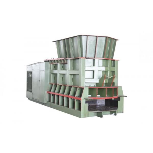 hydraulic horizontal container shear for metal parts 