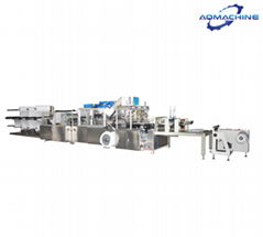 Nonwoven dust bag machine