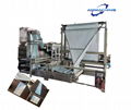 Disposable bed sheet making and packaging machine 1