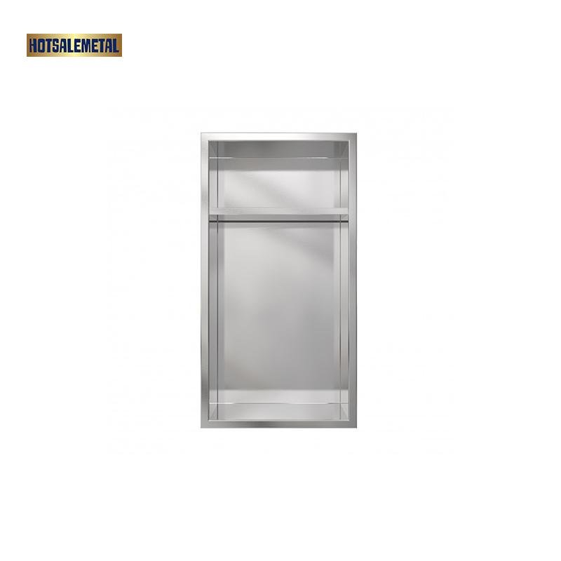 Hotsalemetal brand new 304 316 430 stainless steel shower niche custom design