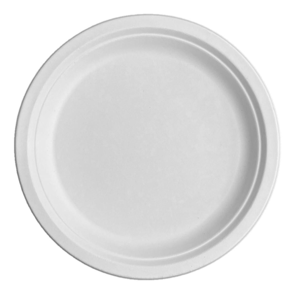 6 7 9 10-Inch Christmas Party Compostable  Disposable Biodegradable  Round Plate
