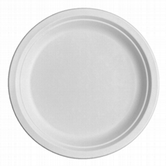 6 7 9 10-Inch Christmas Party Compostable  Disposable Biodegradable  Round Plate