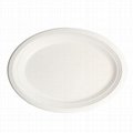 6 7 9 10-Inch Christmas Party Compostable  Disposable Biodegradable  Round Plate 2