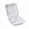 Disposable Eco-Friendly Compostable Biodegradable Clamshell Container Lunch Box 1