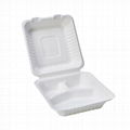 Disposable Eco-Friendly Compostable Biodegradable Clamshell Container Lunch Box