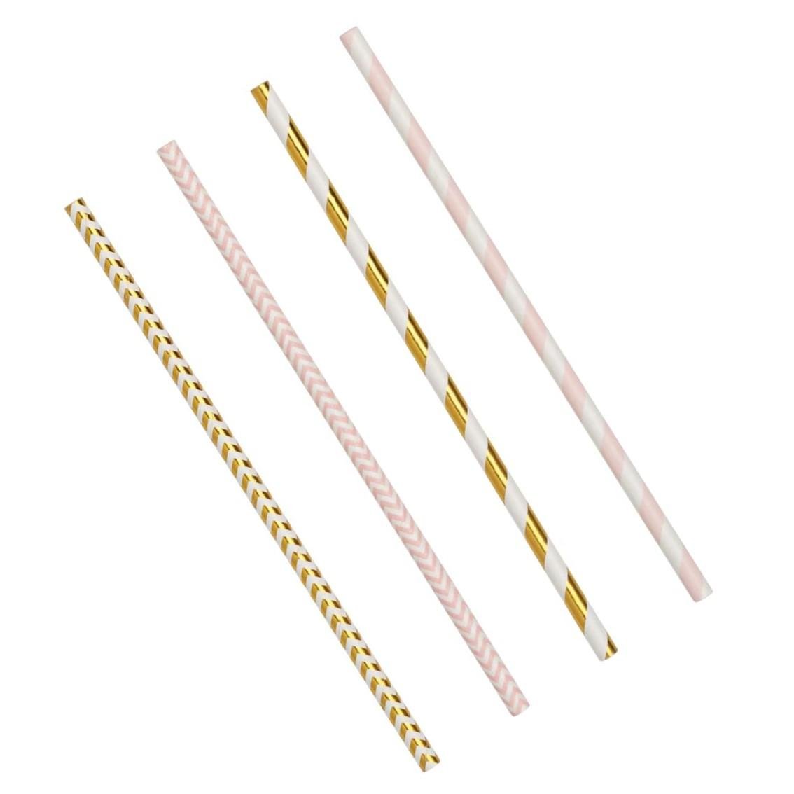 Flexible Bendable  Eco Friendly Biodegradable Hot And Cold Paper Straws  2