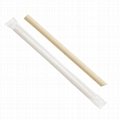 Disposable Recyclable Compostable Boba Biodegradable Beveled PLA Straws 2