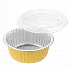 Sturdy reusable aluminum foil pan for