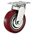 Heavy-duty Caster with Polyurethane on Polyolefin Wheels 3