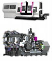 Five-axis linkage turn-milling compound