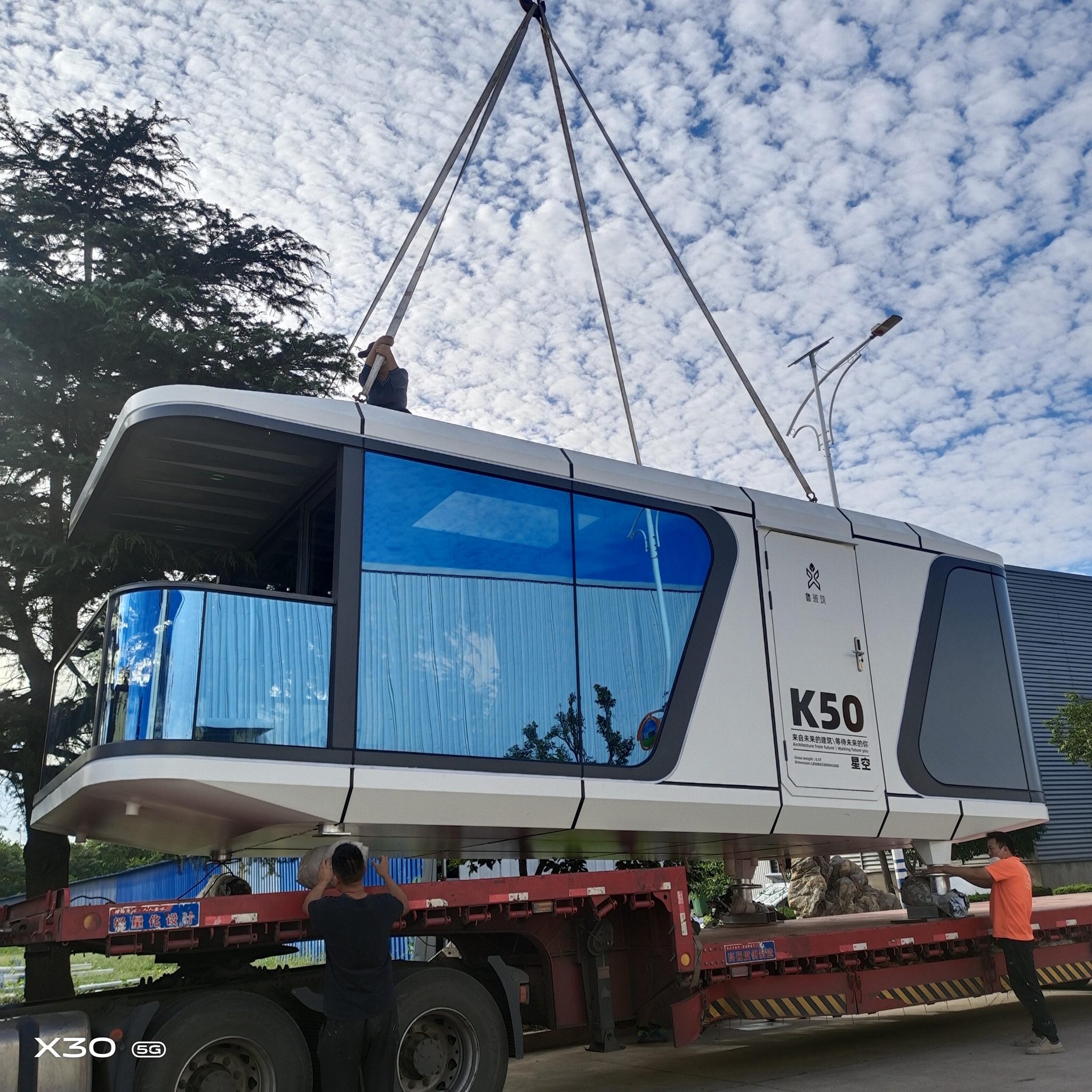 露營地透明太空艙 網紅度假景點親子家庭房 星艦營地未來艙民宿 5