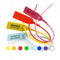 High Security Customized Printing Tamper Proof Pull Tight Plastic Seal 2