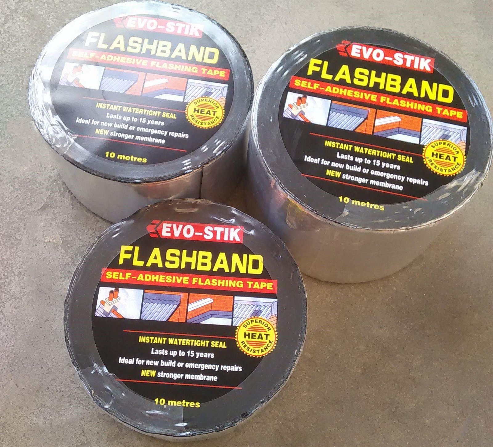 FLASHBAND -self adhesive bitumen weatherproofing strips 3