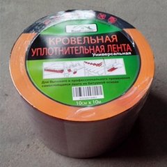 Roof sealing tape with colored aluminum