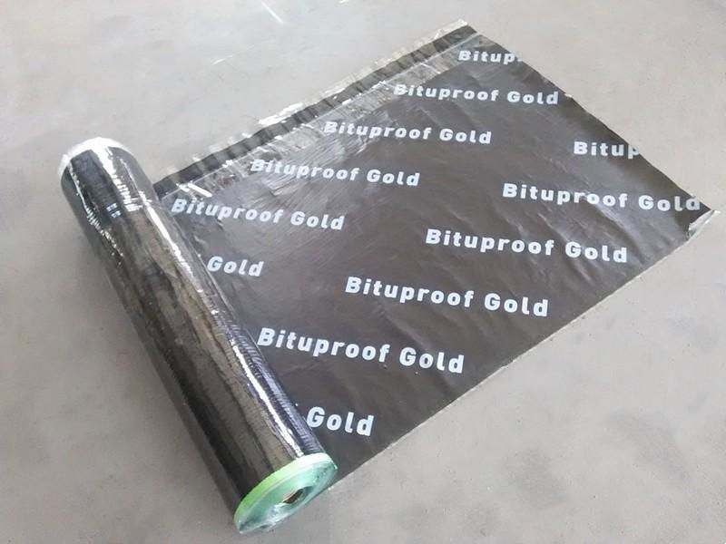 Cross Laminated HDPE Film Self-Adhesive Bitumen Waterproofing Membrane