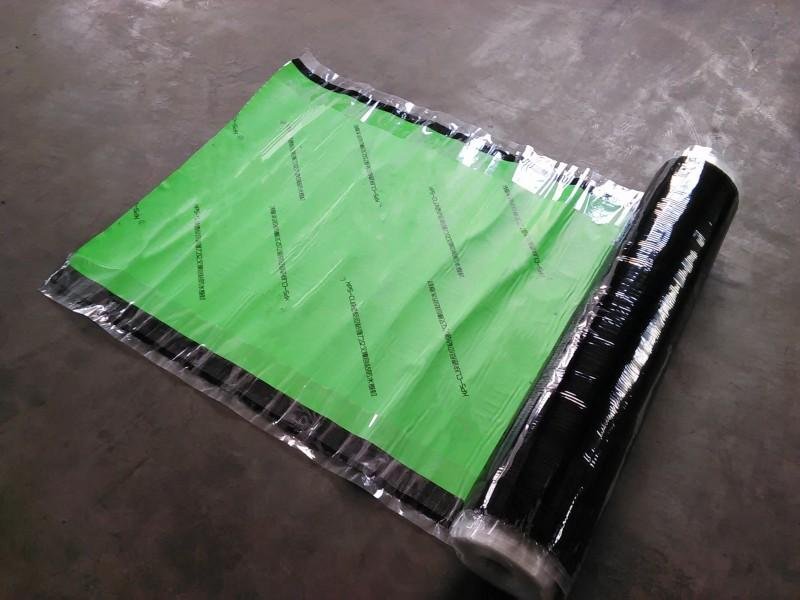 Cross Laminated HDPE Film Self-Adhesive Bitumen Waterproofing Membrane 4