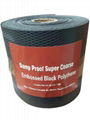 Damp Proof Super Coarse Embossed Black Polythene