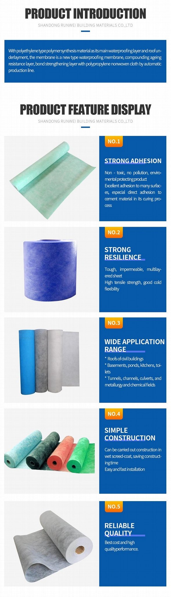 High Quality Pp/pe/pp Composite Waterproof Materials  4