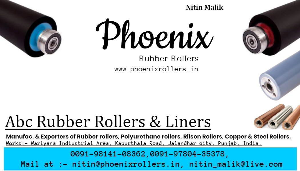 Goss Web press rubber rollers 4
