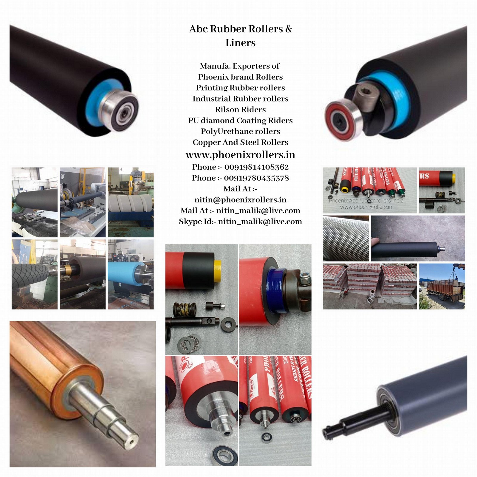 Rubber rollers Heidelberg KORD MO KORS offset printing machine 4