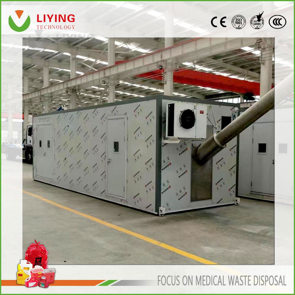 Medical waste microwave disinfection disposal equipment