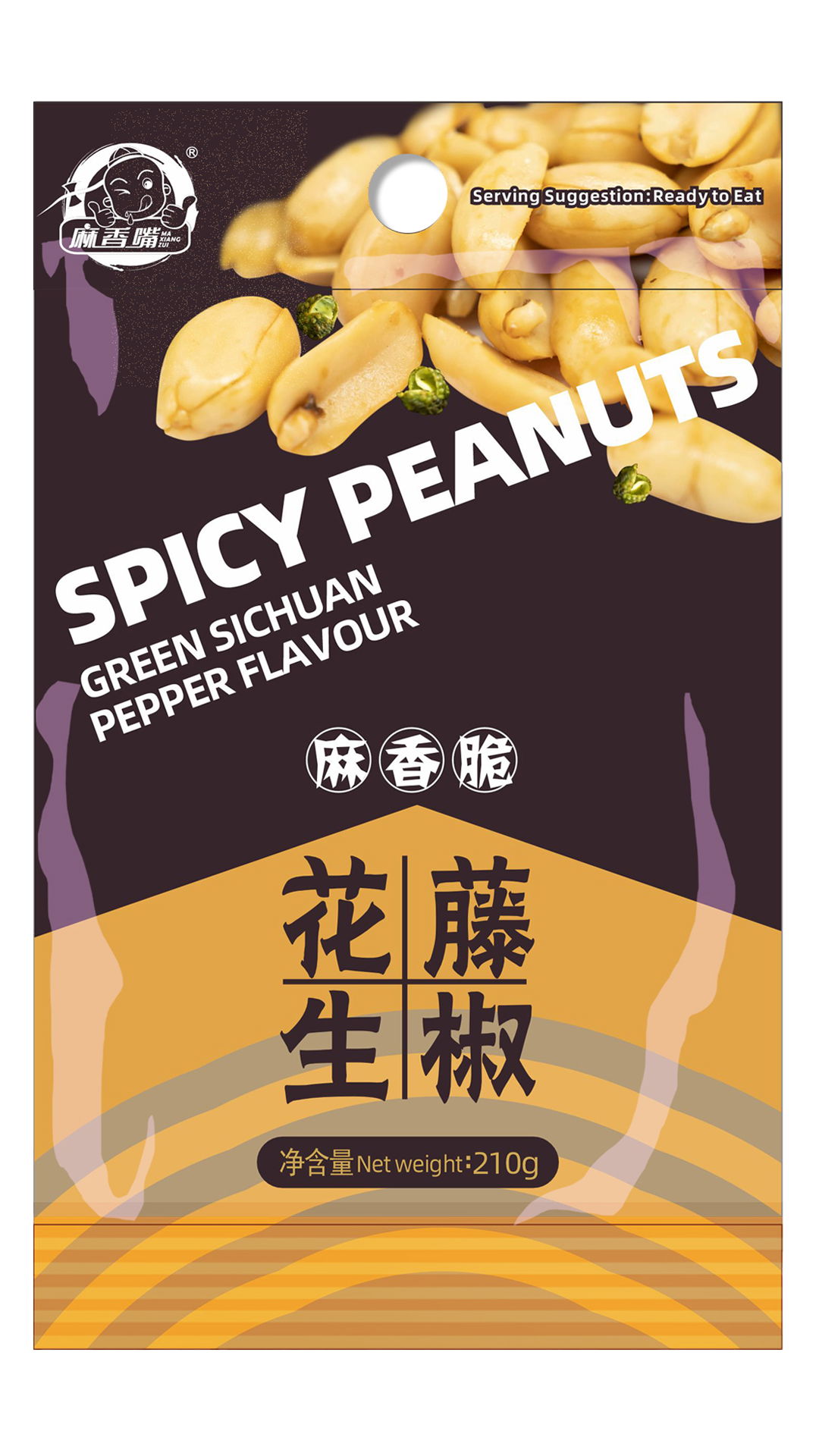 MAXIANGZUI GREEN VINE PEPPER PEANUT 210g