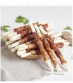 Chicken Wrapped Cowhide Chew Stick for Dog