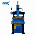 3d steel sheet metal 6060 precision cnc router metal engraving carving machine  2