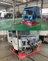 Truck cab collision repairing and straightening bench