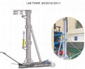 floor pulling tower for heavy vehicles