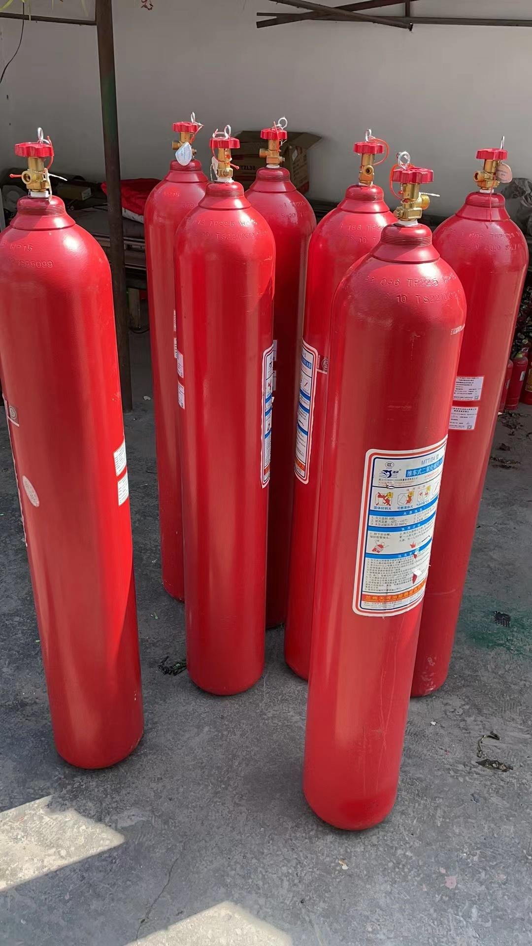 推車式二氧化碳滅火器 常州消防器材廠家批發維修充氣