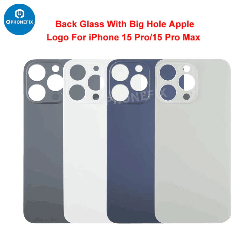 Back Cover Glass With Big Camera Hole For iPhone 15 Series 2