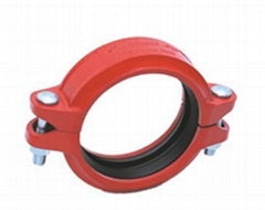 fire fighting system FM UL Approved ductile iron Grooved Pipe Fitting 