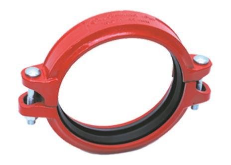 fire fighting system FM UL Approved ductile iron Grooved Pipe Fitting  3